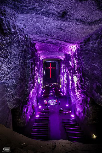 Salt Cathedral of Zipaquirá, Cundinamarca, Colombia. Visited this Cathedral during a trip to Colombia years ago & it was amazing