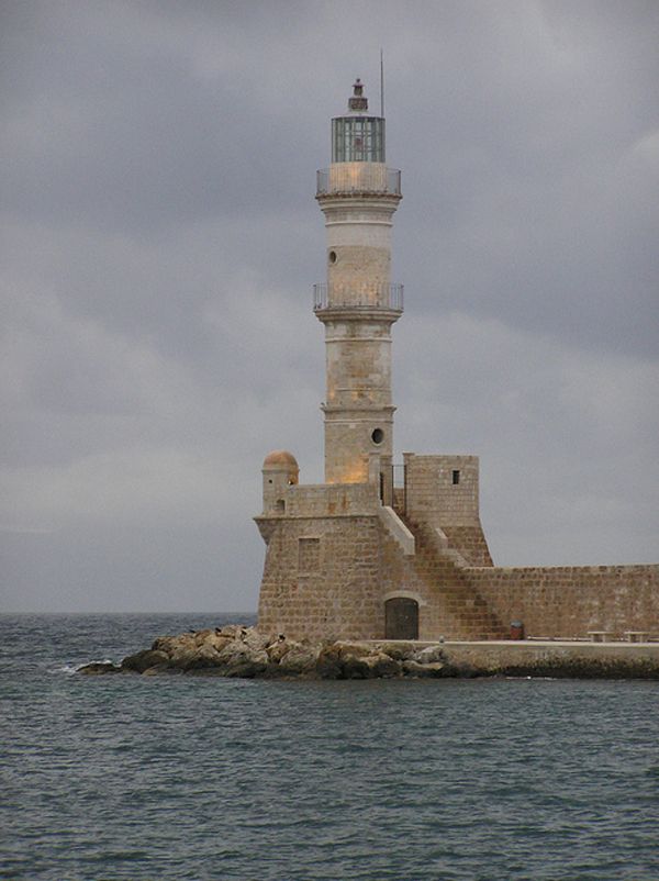 Chania Lighthouse, Chania, Crete, Greece