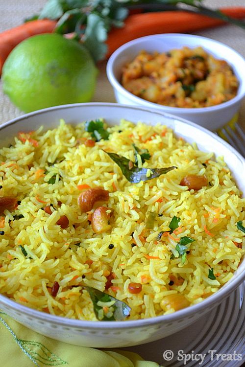 Carrot Lemon Rice  I liken this to the Indian version of Chipotle's Rice for Mexican!  :)