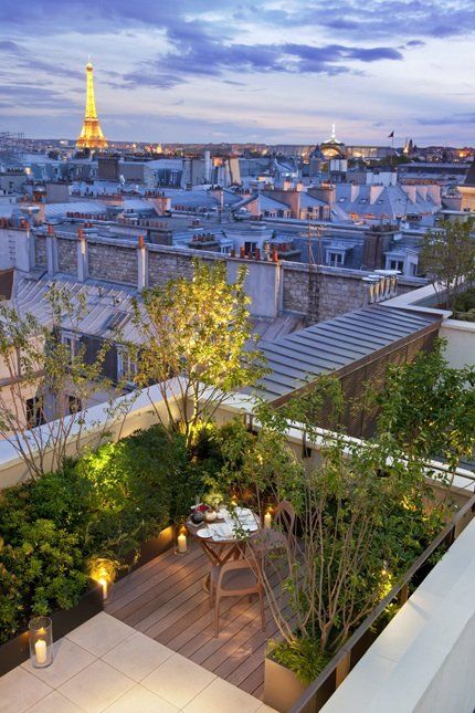 Paris - I would do anything for that outdoor patio!