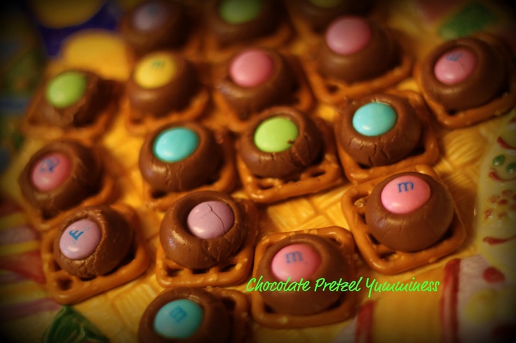 &M Rolo Pretzel Easter snacks