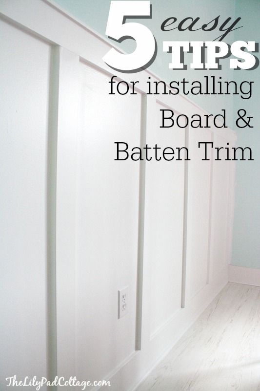 5 Board and Batten Tips - my adventures with power tools and a giveaway - The Lilypad Cottage