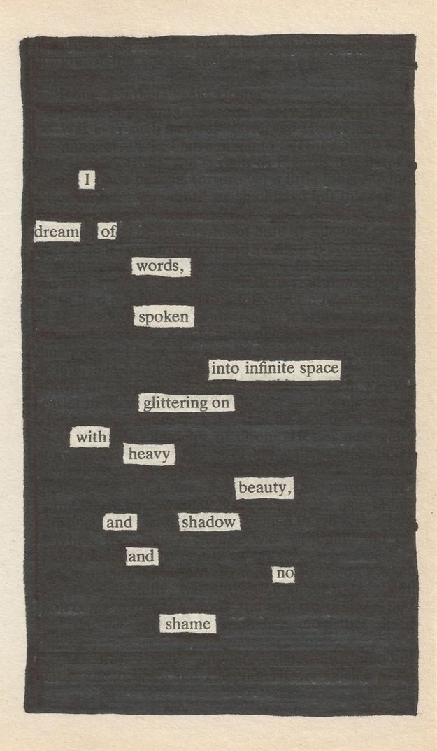 Newspaper Blackout Poems: A Creative Way To Write Poetry.  @Eve Fondry I found a new project for us!!