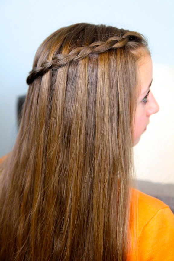Dutch Waterfall Braid!!! be the first to wear it among your friends! #WaterfallBraid