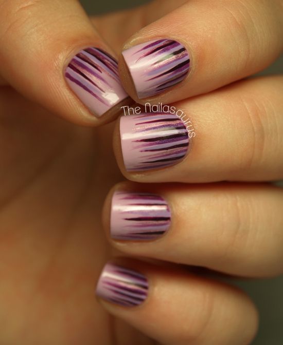 The Nailasaurus: Waterfall Nail Art Tutorial