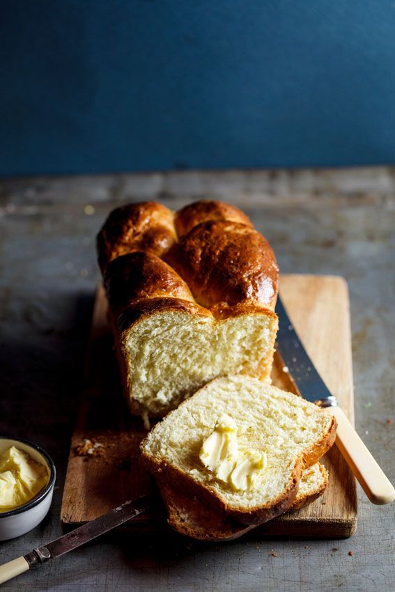 Brioche Loaf ~ an overnight bread dough; 4 eggs. The fluffy texture is quite alluring mmm