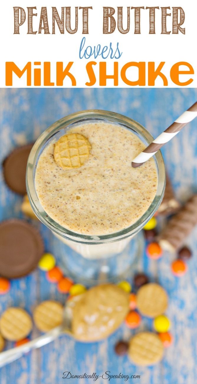 Ultimate Peanut Butter Milk Shake... the shake for peanut butter lovers!