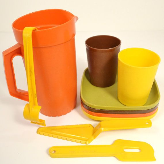 Tupperware toy dishes. My mom sold this stuff and I had these when I was a kid.