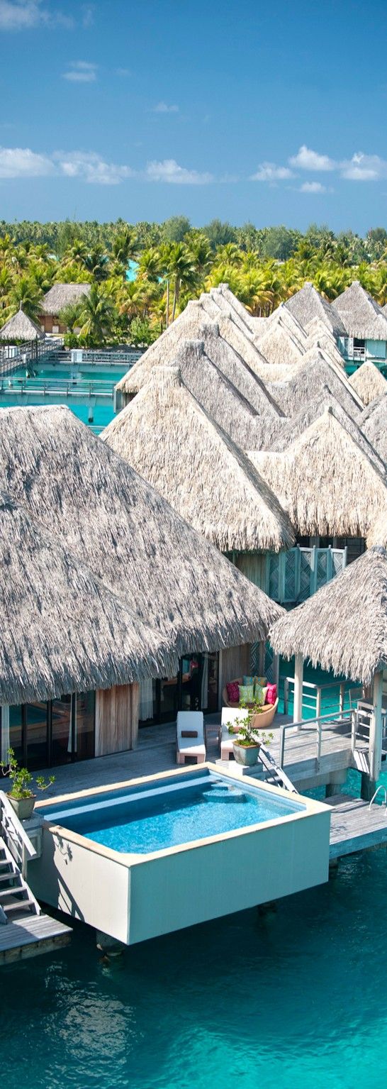 Travel goals: spend a night in an over-water hut in Bora Bora