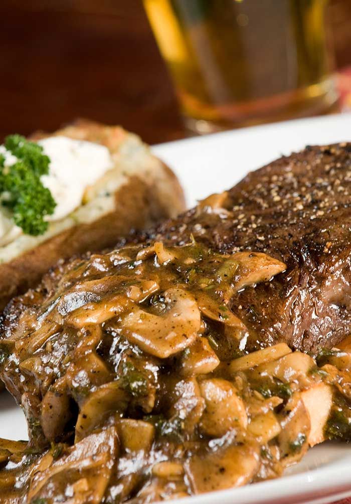 Beef Tenderloin Steaks with Mushroom Wine Sauce - The Cooking Mom