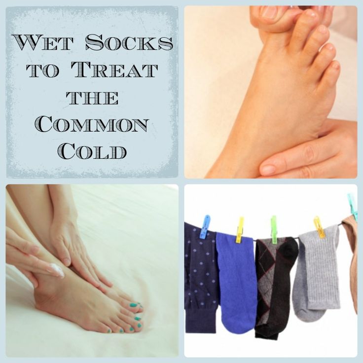 Wet Sock Treatment For Colds and Flu - Use to create circulation within the body and bring down fever, stop cough, relieve flu symptoms, etc...