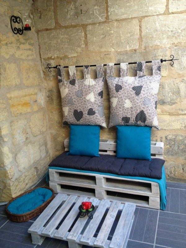 Creative pallet corner idea