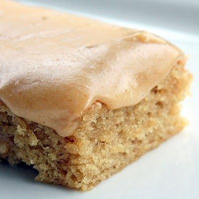 Peanut butter sheet cake.