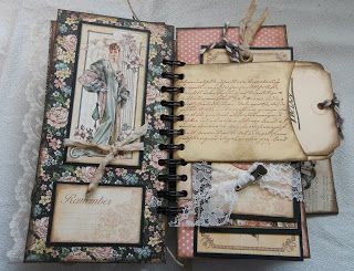 Creative Cafe': A Vintage "Ladies' Diary" Mini Album