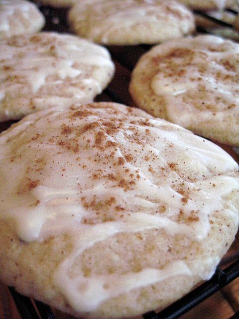 Eggnog Cookies by Your Cup of Cake.Made these one year for Christmas- don't remember taking any home, so they must've been good!