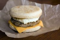 Breakfast Sausage and Sausage and Egg Non-McMuffins