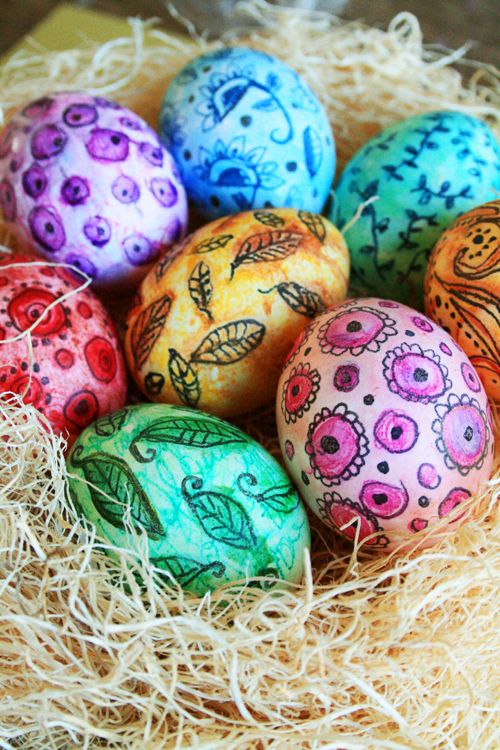 Watercolor Easter Eggs