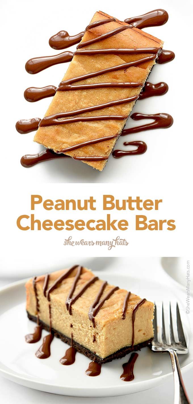 If you know of a peanut butter fan in your life, these Chocolate Peanut Butter Cheesecake Bars is a dessert that they will cheer for again and again.