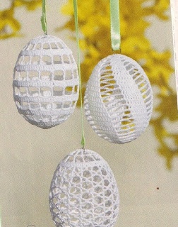 crocheted Easter eggs - bjl