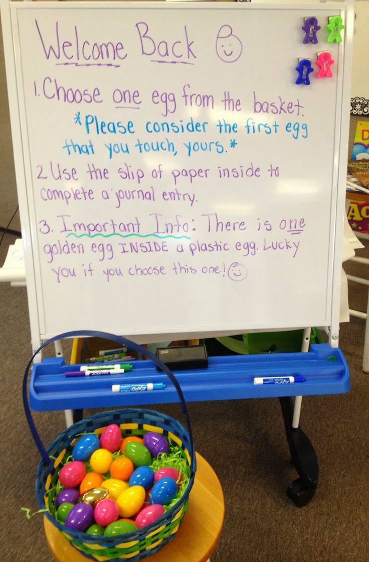 Fun and easy way to review all skills taught! I put in questions dating all the way back to the first unit I taught! So much fun! On April Fools, everyone got a golden egg!!