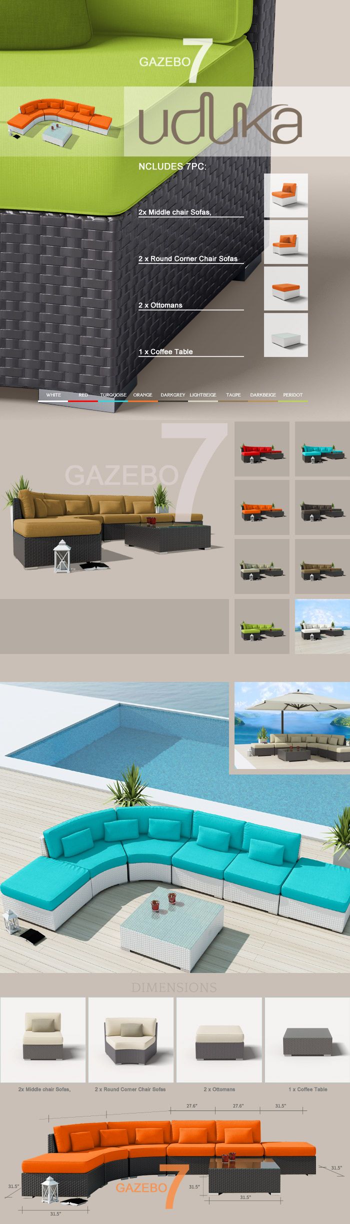 dern Patio Furnitue #patiofurniture #wickerfurniture #rattanfurniture #outdoorfurnitu