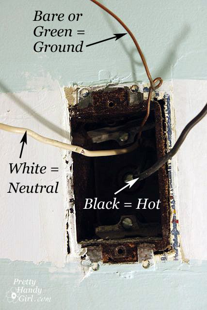 AWESOME tutorial on changing light fixtures, she explains it so well.