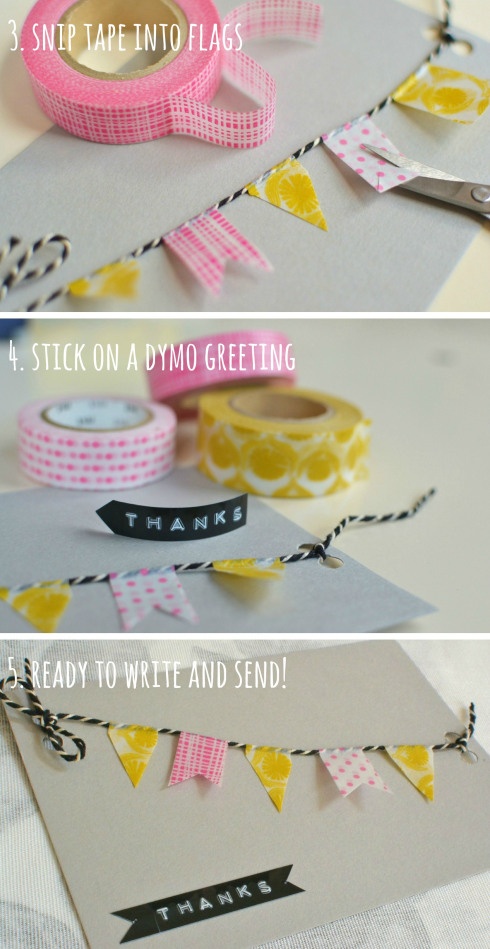 Washi Tape How to / Tutorial handmade card ideas how to