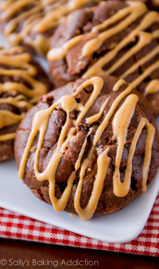 Holy. Chocomoly. I just made these cookies and they're the beautiful child of brownies and peanutbutter. Will definitely make again.