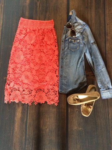 Bentley Crochet Pencil Skirt | SexyModest Boutiqu