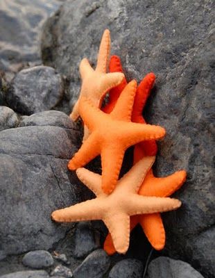 How To: Make a Felt Starfish.  YES. :))))))