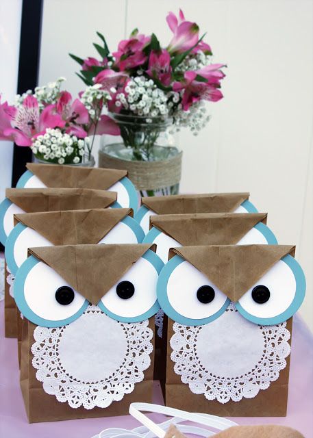 cute and EASY owl bags