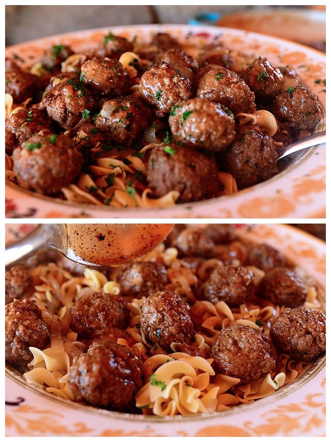 Salisbury Steak Meatballs