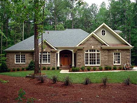 Plan W2067GA: Traditional, Photo Gallery, Ranch, Corner Lot, Southern House Plans & Home Designs