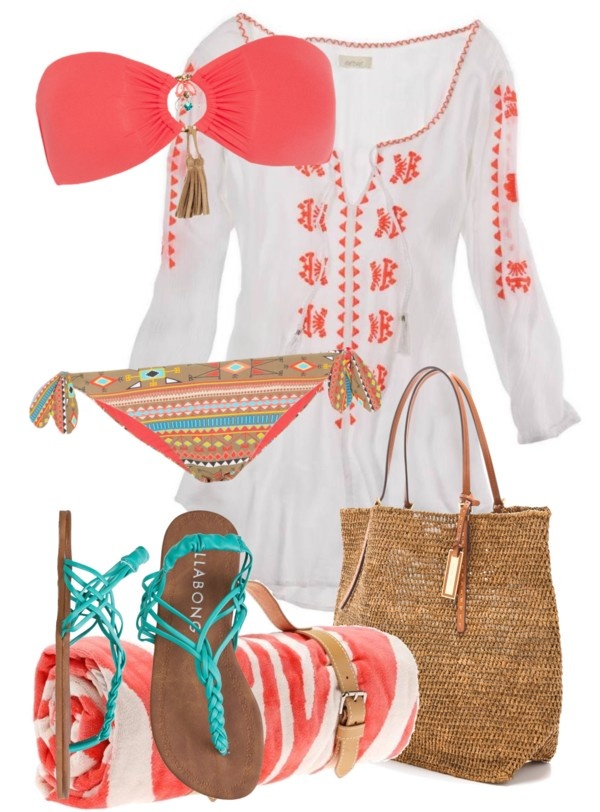 "Beach Ready" by c-michelle ❤ liked on Polyvore