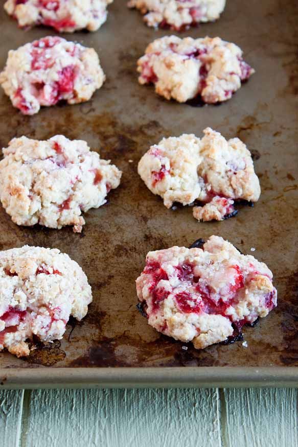 Strawberry Shortcake Cookies @DessertForTwo
