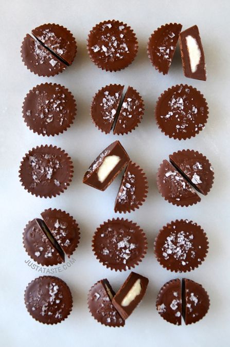 Just a Taste | No-Bake Chocolate Cheesecake Cups recipe. Yum!
