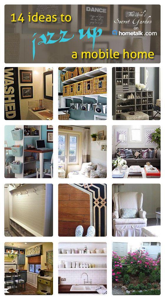 Check out these 14 incredible ideas that are sure to jazz up your mobile home - or any small space!