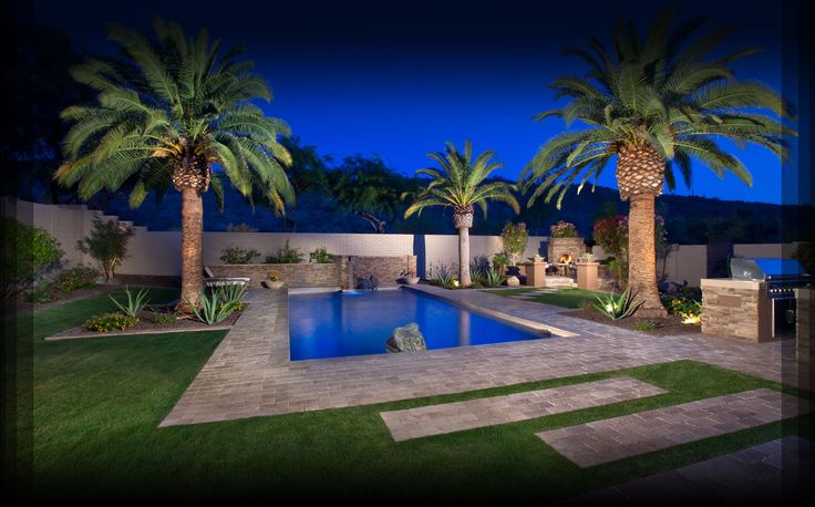 desert pool landscaping arizona | ... Phoenix Pool Builders of Arizona | Blooming Desert Pools & Landscape