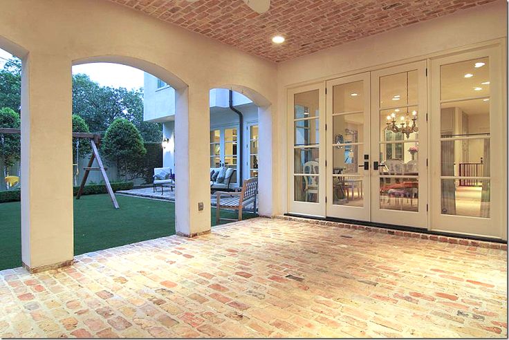 So perfect! With a fireplace on the opposite side of the doors!