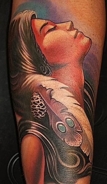 Native American Woman Tattoos | ... Tattoo Convention : Tattoos : Ethnic Native American : Native Girl
