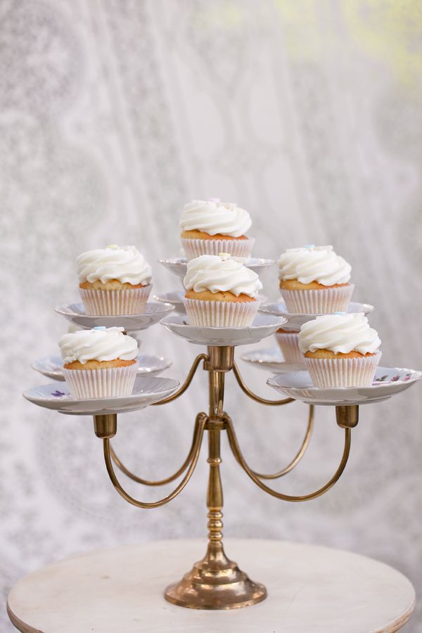 candelabra ~ cupcake stand