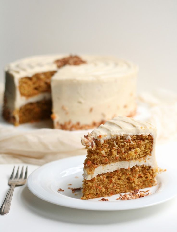 Carrot Cake with Brown Butter Cream Cheese Frosting | The Fauxmartha