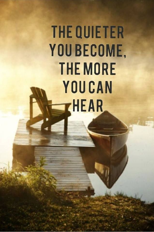 A good method to remember when you are trying to pray contemplatively. Makes perfect sense.