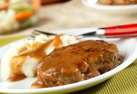 Ground beef comes alive in this simple skillet dish that uses prepared gravy to make it easy and really good!