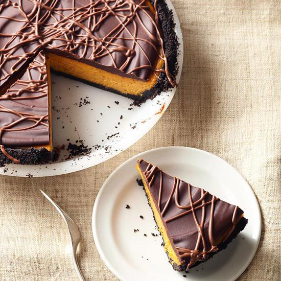 Chocolate Pumpkin Pie Cheesecake
