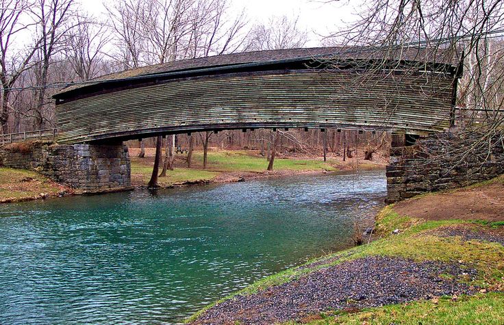 Virginia's oldest covered bridge...love this, reminds me of Bridges of Madison County.