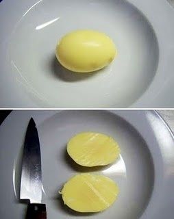 Shake Your Egg Violently for 2-3 Minutes, then Boil for a Golden Egg | Community Post: 34 Creative Kitchen Hacks That Every Cook Should Know