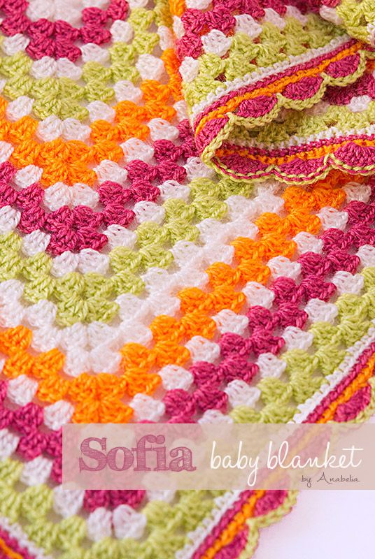 Sofia crochet baby blanket