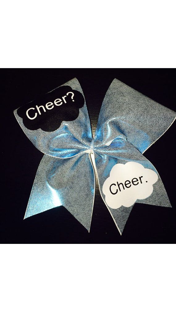 the fault in our stars cheer bow by BowsByBABZ on Etsy