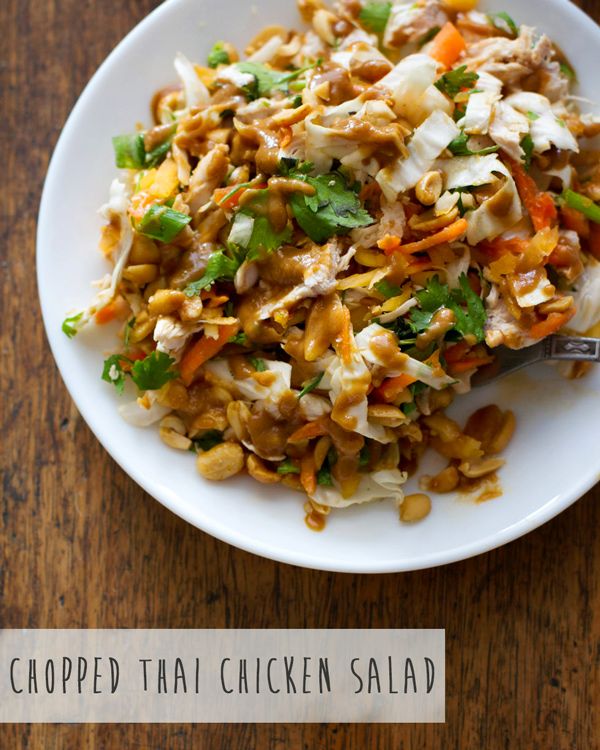 thai chicken salad...